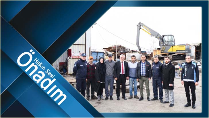 Keşan Belediyesi, hurdacıları denetledi