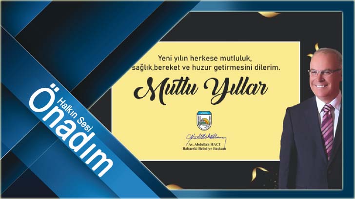 Hacı’dan yeni yıl mesajı