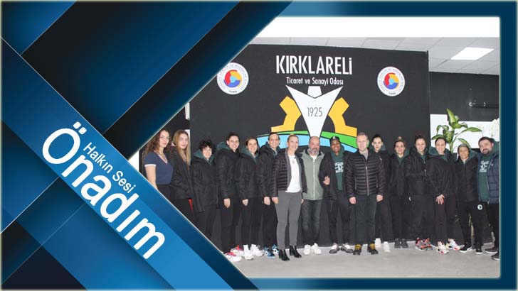 Kırklareli Kadın Basketbol Kulübü’nden KTSO ziyareti