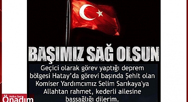 Başkan Talay'dan taziye mesajı