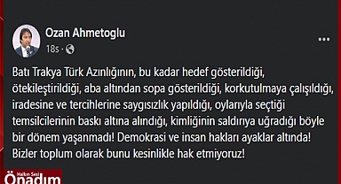 Batı Trakyalı Gazeteci Baskılara İsyan Etti, “Böyle Bir Dönem Yaşamadık!” 