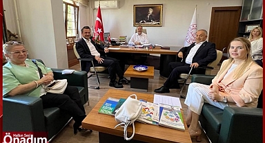 Beyazay Derneği Edirne Milli Eğitim Müdürü Dr. Arpacı’yı Ziyaret Etti 