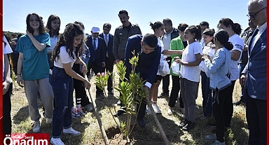 Çevre Haftası Kapsamında Uzunkum Plajına Fidan Dikilidi 