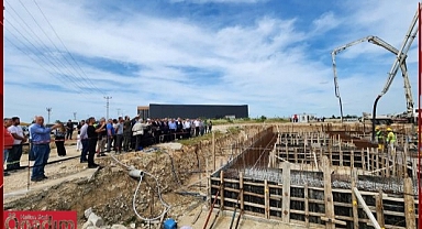 Edirne OSB Camiinin Temeli Atıldı