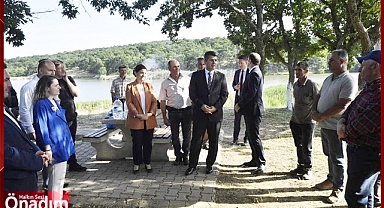 Edirne Valisi Kırbıyık ve Milletvekili Aksal Lalapaşa’da İncelemelerde Bulundu