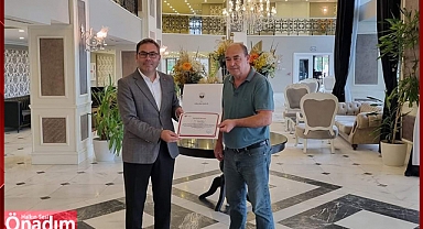 Kırklareli Valiliğinden Teşekkür Belgesi