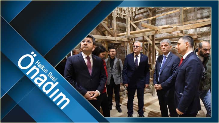 Kültür ve Turizm Bakan Yardımcısı Nadir Alpaslan’dan, Kent Müzesi, Hersekzade Cami ve Tarihi Hamam incelemesi