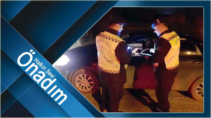 Jandarmadan alkol denetimi