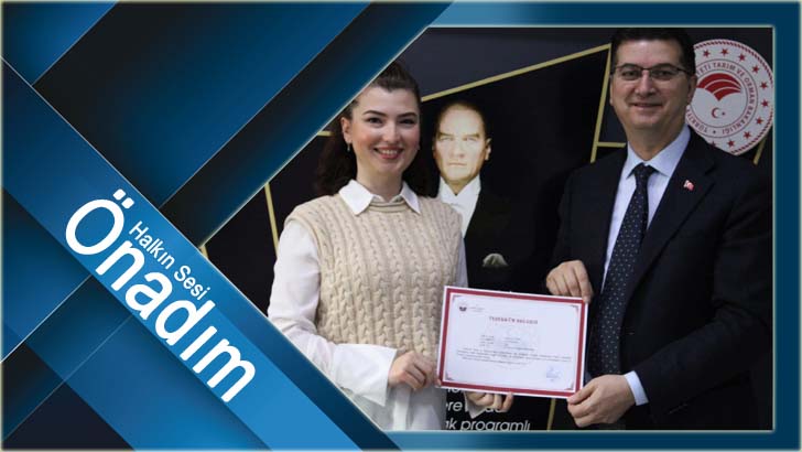 İl Tarıma Teşekkür Belgesi