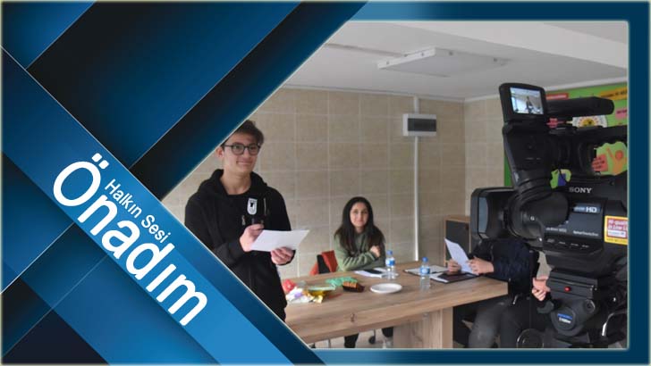 Geleceğin gazetecileri kamera karşısında!