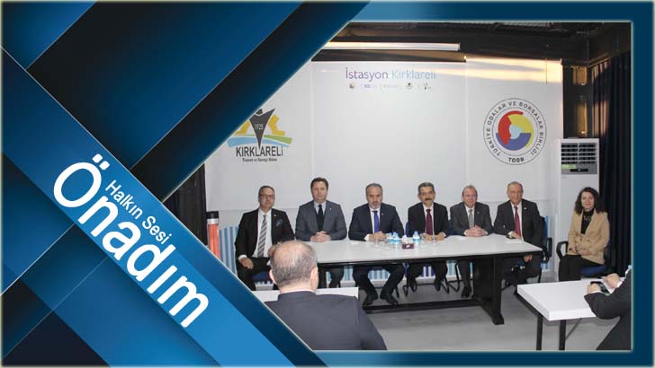 Bursa Büyükşehir Belediye Başkanı Alinur Aktaş, Kırklareli TSO’nı ziyaret etti