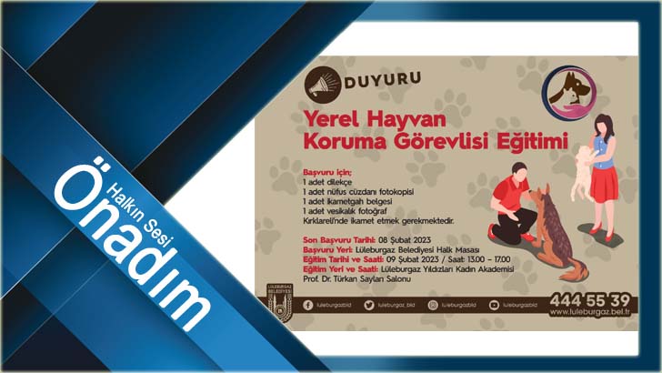 Can dostların koruyucularına eğitim!