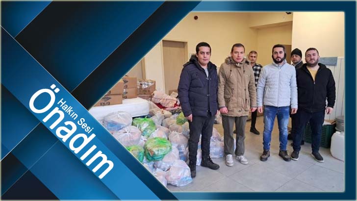 Ergene Halkı Deprem Bölgesi İçin Tek Yürek Oldu