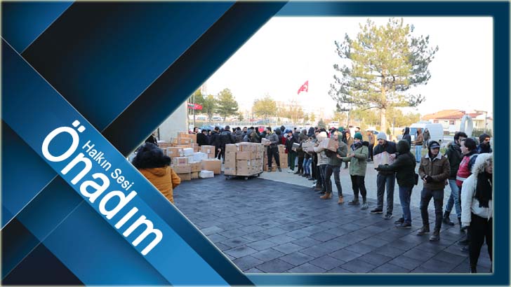 TRAKYA ÜNİVERSİTESİNDEN DEPREM BÖLGESİNE YARDIM VE DESTEKLER ARTARAK DEVAM EDİYOR
