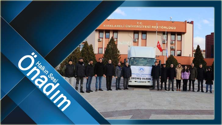 Kırklareli Üniversitesi yardım kampanyası başlattı
