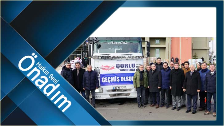 Çorlu Halkı Deprem Bölgesi İçin Kenetlendi