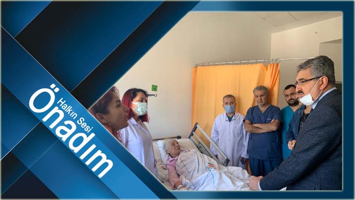 NKÜ Hastanesinde Tedavi Gören Depremzedelere Geçmiş Olsun Ziyareti