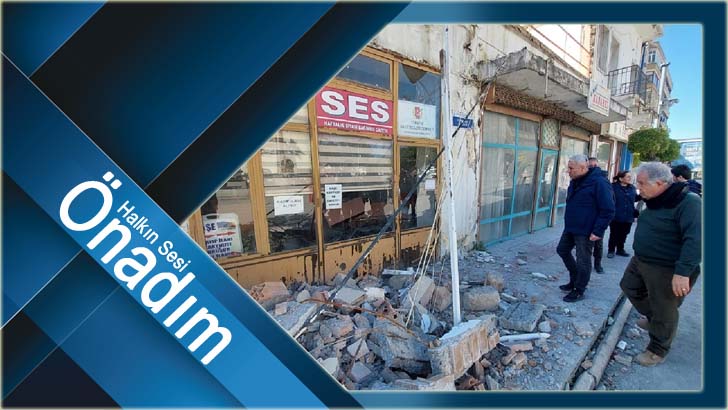 Onat’tan afet bölgesindeki gazetecilere ziyaret