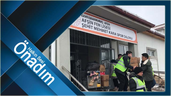 Üniversitemizin üçüncü yardım tırı Kahramanmaraş'a ulaştı