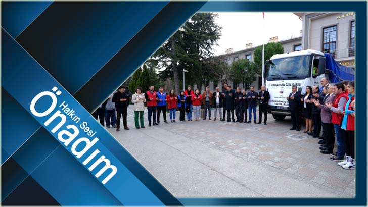 Deprem bölgesine 140 bin TL’lik bakliyat yardımı gönderildi