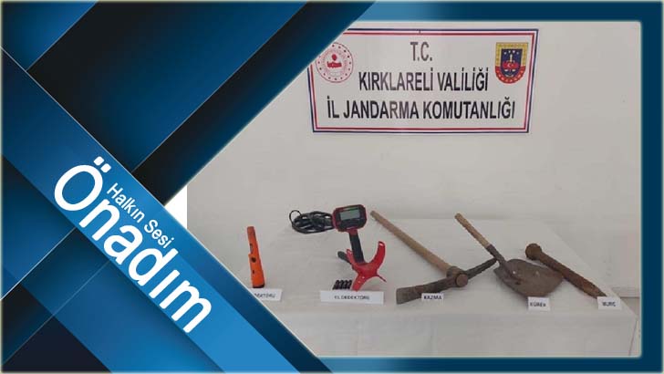 Kaçak kazı yapan 6 kişi yakalandı