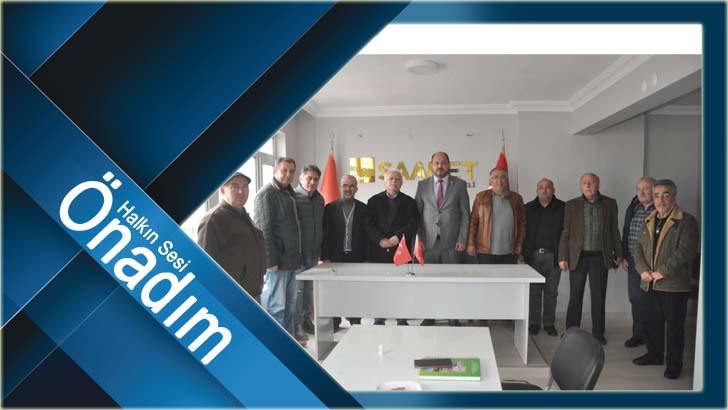 Emeklilerden Saadet Partisi’ne ziyaret