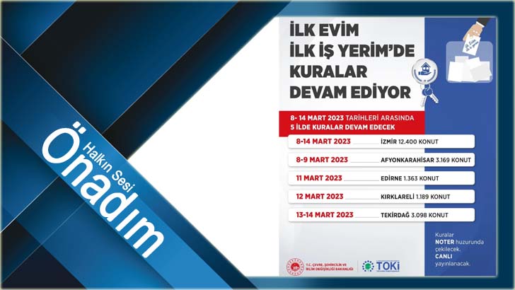 Kırklareli’nin kurası 12 Mart’ta çekiliyor