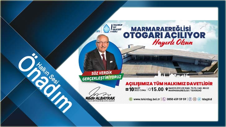 MARMARAEREĞLİSİ OTOGAR BİNASINA KAVUŞUYOR