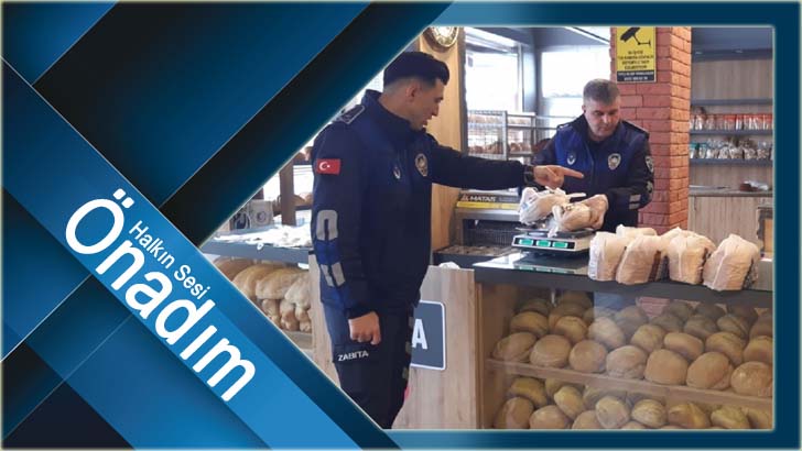 Ergene Belediyesi Zabıta Ekipleri Ekmek Gramaj Kontrolünde Bulundu