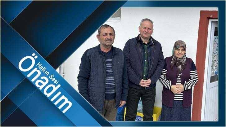 Türker, misafir ettikleri Kahramanmaraşlı aileyi ziyaret etti