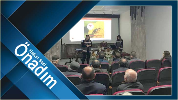Çakıllı da üreticiye batı mısır kök kurdu zararlısı eğitimi verildi
