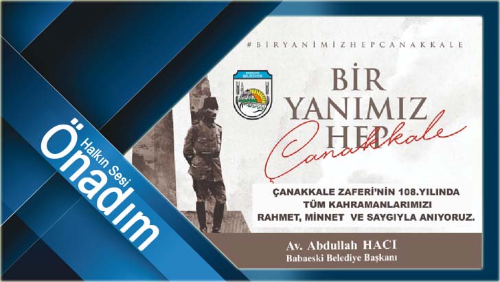 Hacı Çanakkale Zaferi’nin yıldönümününü kutladı