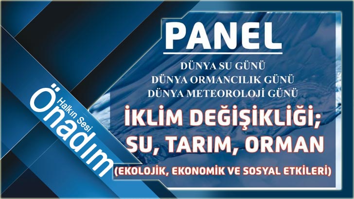 Su, İklim ve Tarım Konulu Panel Düzenlenecek