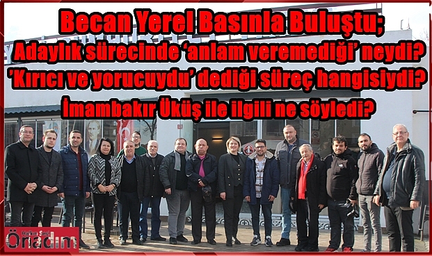 Becan'dan Adaylık Süreci İle İlgili Flaş Açıklamalar!