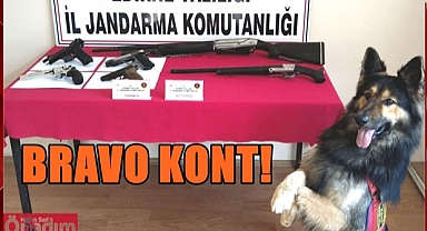 Bomba Arama Köpeği Adeta Cephane Buldu