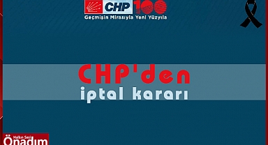 CHP'den iptal kararı
