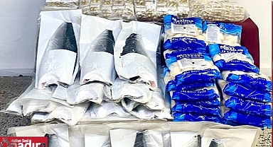 Dondurulmuş Deniz Ürünlerine El Konuldu