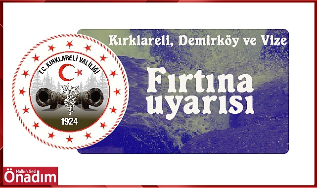 Fırtına uyarısı