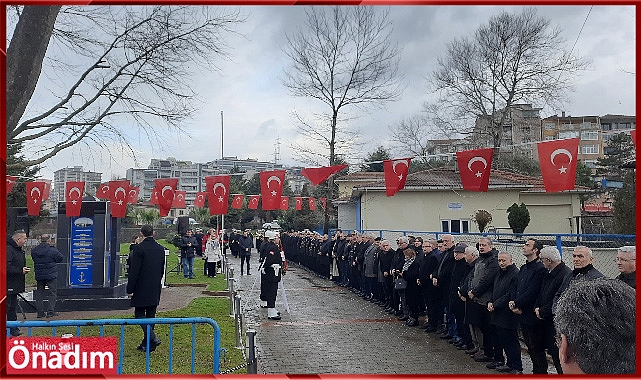İlk deniz şehidi Recep Kahya unutulmadı