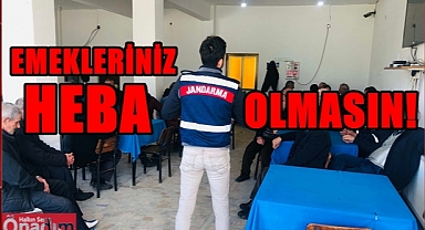 Jandarma Köylü Vatandaşları Uyardı; Paranızı Kaptırmayın!