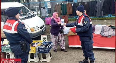 Jandarma Pazarda Hırsızlık Vakaları Konusunda Uyardı