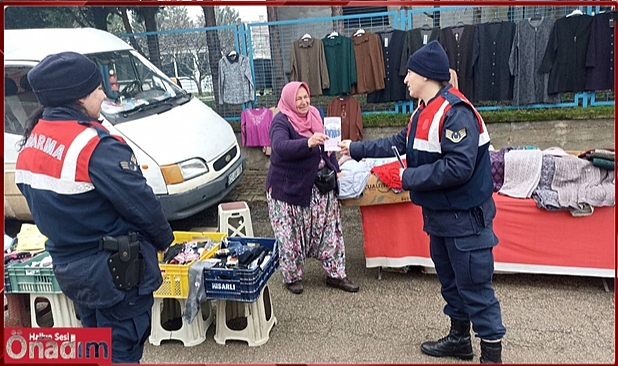 Jandarma Pazarda Hırsızlık Vakaları Konusunda Uyardı