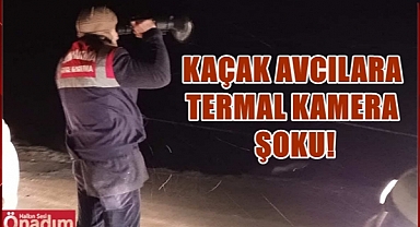 Kaçak Avcılar Termal Kameralı Denetime Takıldı