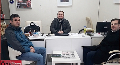 Kaymakam Kökçü Adalet Gazetemizi Ziyaret Etti