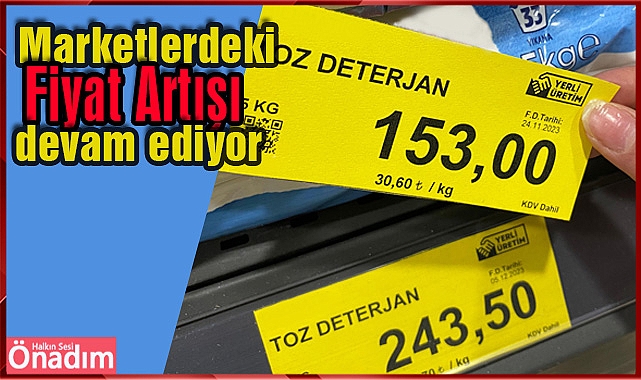 Marketlerdeki Fiyat Artışı Devam Ediyor