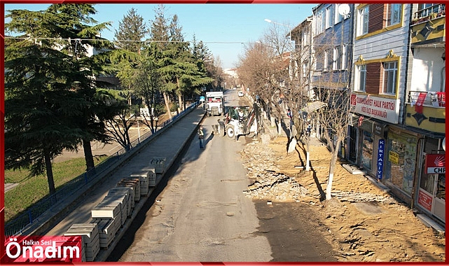 O ilçede caddeler tazelenecek