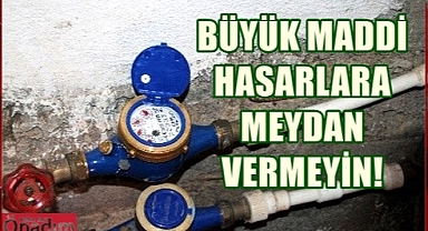 Su Sayaçlarınızı Donma Riskinden Koruyun!