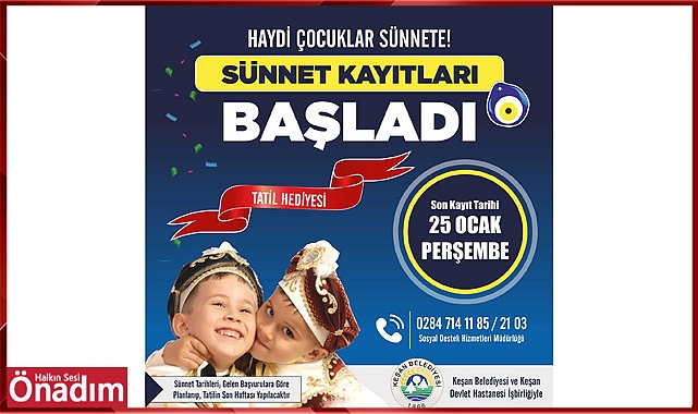 Sünnet kayıtları başladı