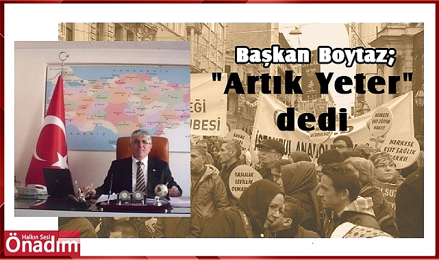 TSD Genel Başkanı Şükrü Boyraz,
