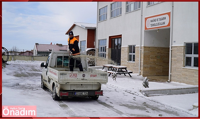 Tuzlama ve Temizleme Çalışmaları Gerçekleştirildi